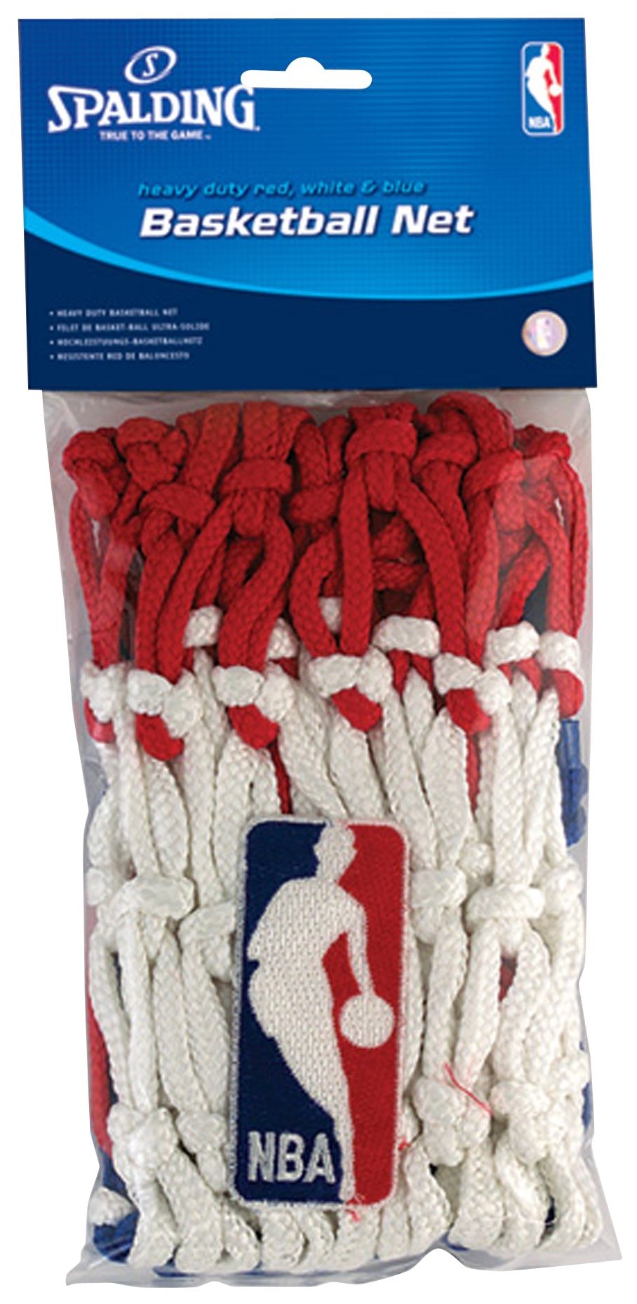 Heavy Duty Indoor/Outdoor Standard Replacement Basketball Net, Red/White/Blue T9D4 - product image 4