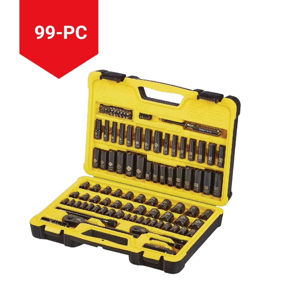 Professional Grade Black Chrome Socket Set, 99-pc, SAE/Metric R9A8 - product image 5