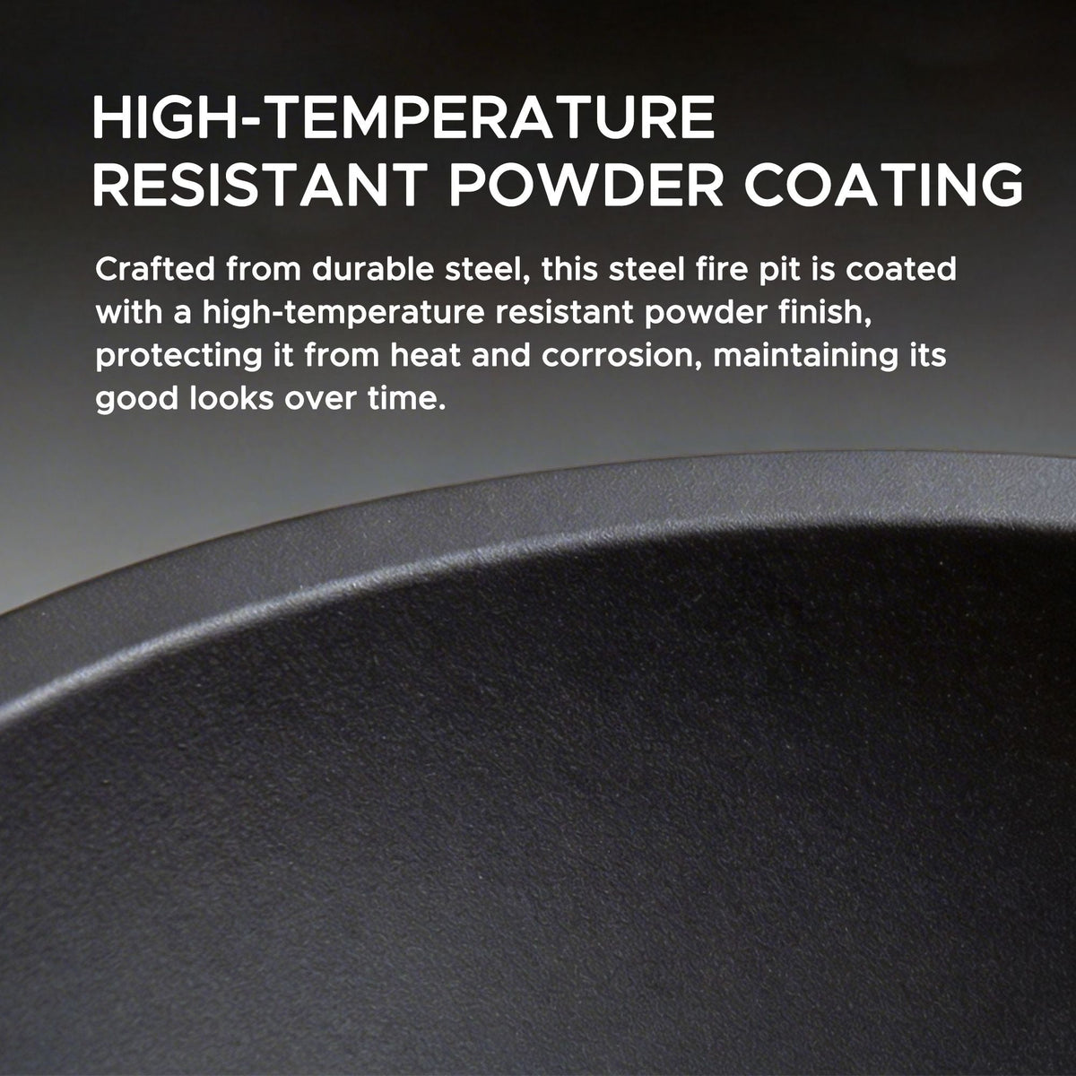 Genesee Round Fire Pit, Black X7O5 - product image 4