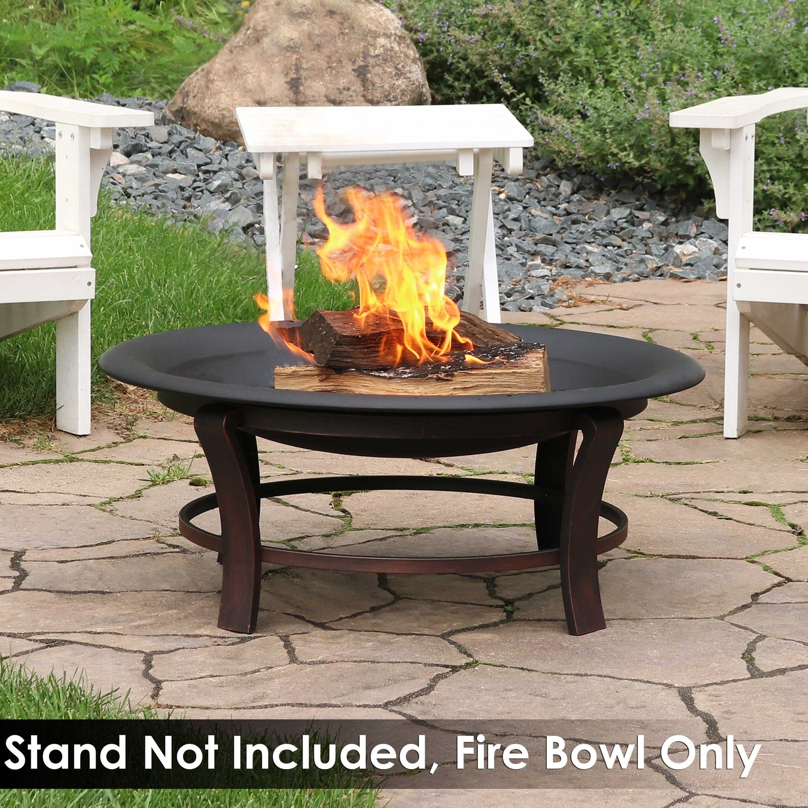 Decor Replacement Fire Pit Bowl, Black, 32-in H9H1 - product image 4