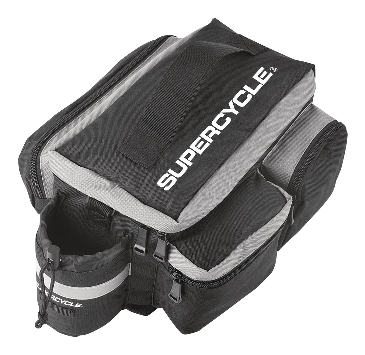 Rack Top Bike Bag withAluminum Foil & Reflective Strip, 8L, Black I6K4 - product image 1