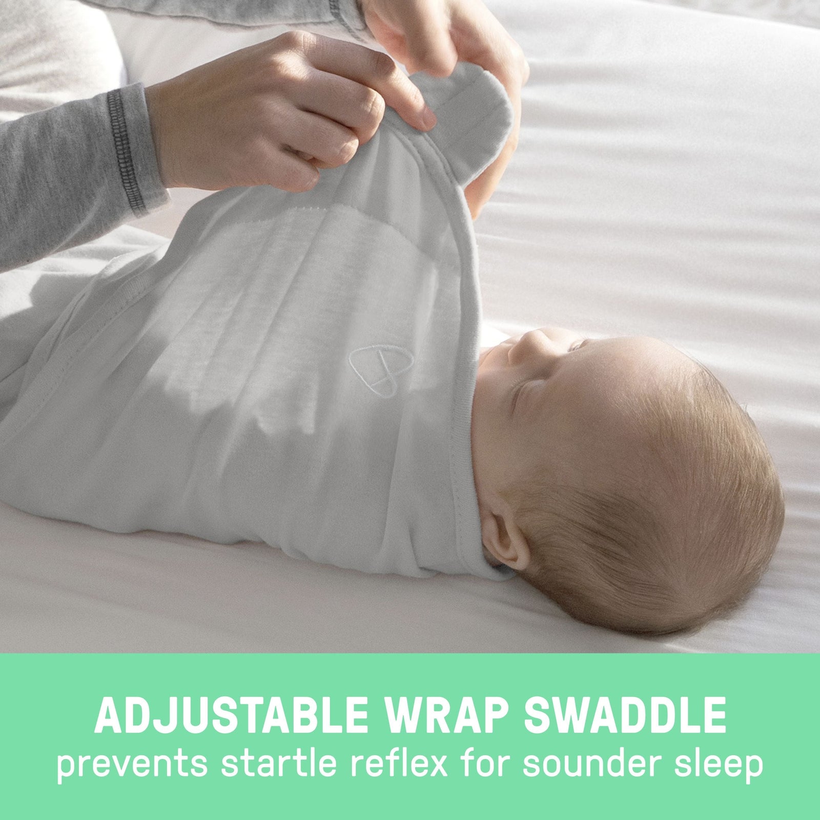 Original Swaddle Adjustable Baby Wrap with Quick Change, Born Free, Size S/M, Ages 0-3m, 3-pk F2X4 - product image 8