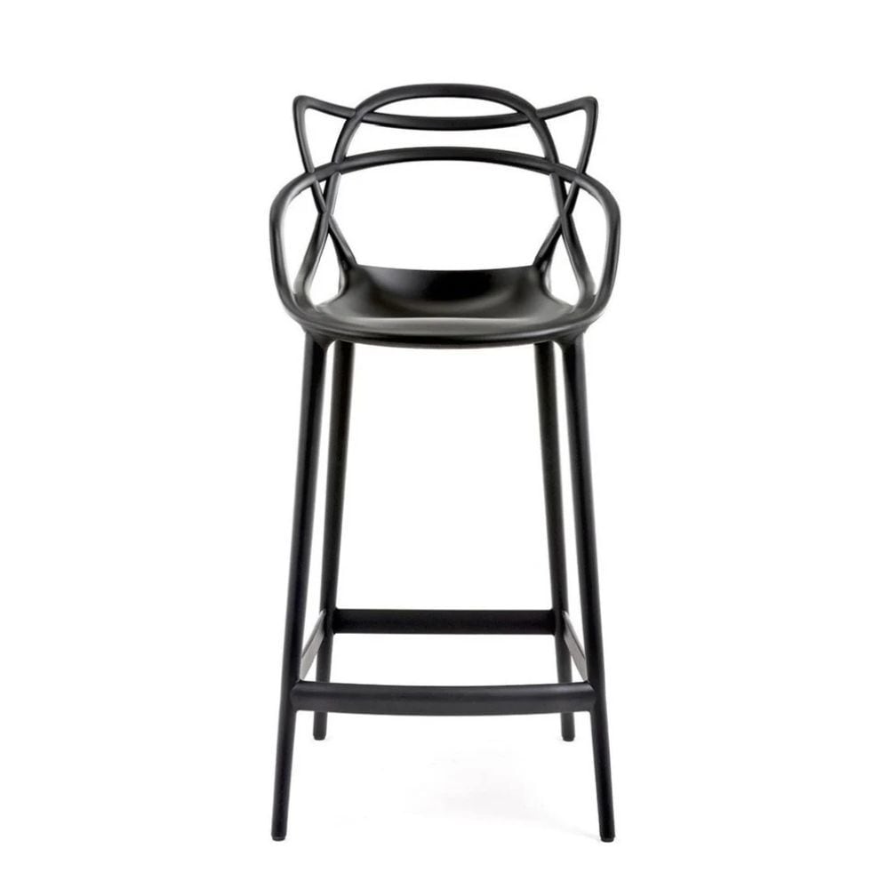 Me Home Black Molded Polypropylene Keeper Stool B1Z8 - product image 1