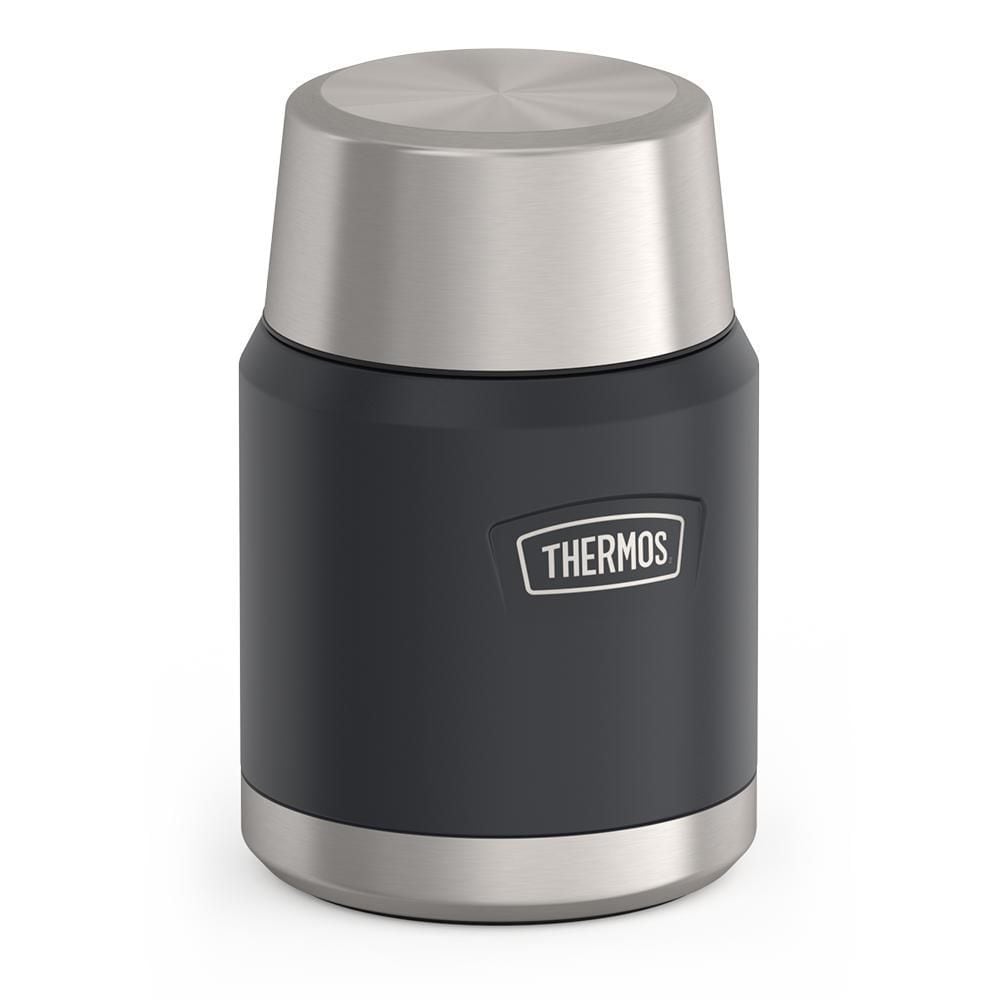 Stainless Steel Food Storage Flask Jar with Spoon, 16-oz (491-mL), Various Colours V4Z5 - product image 1