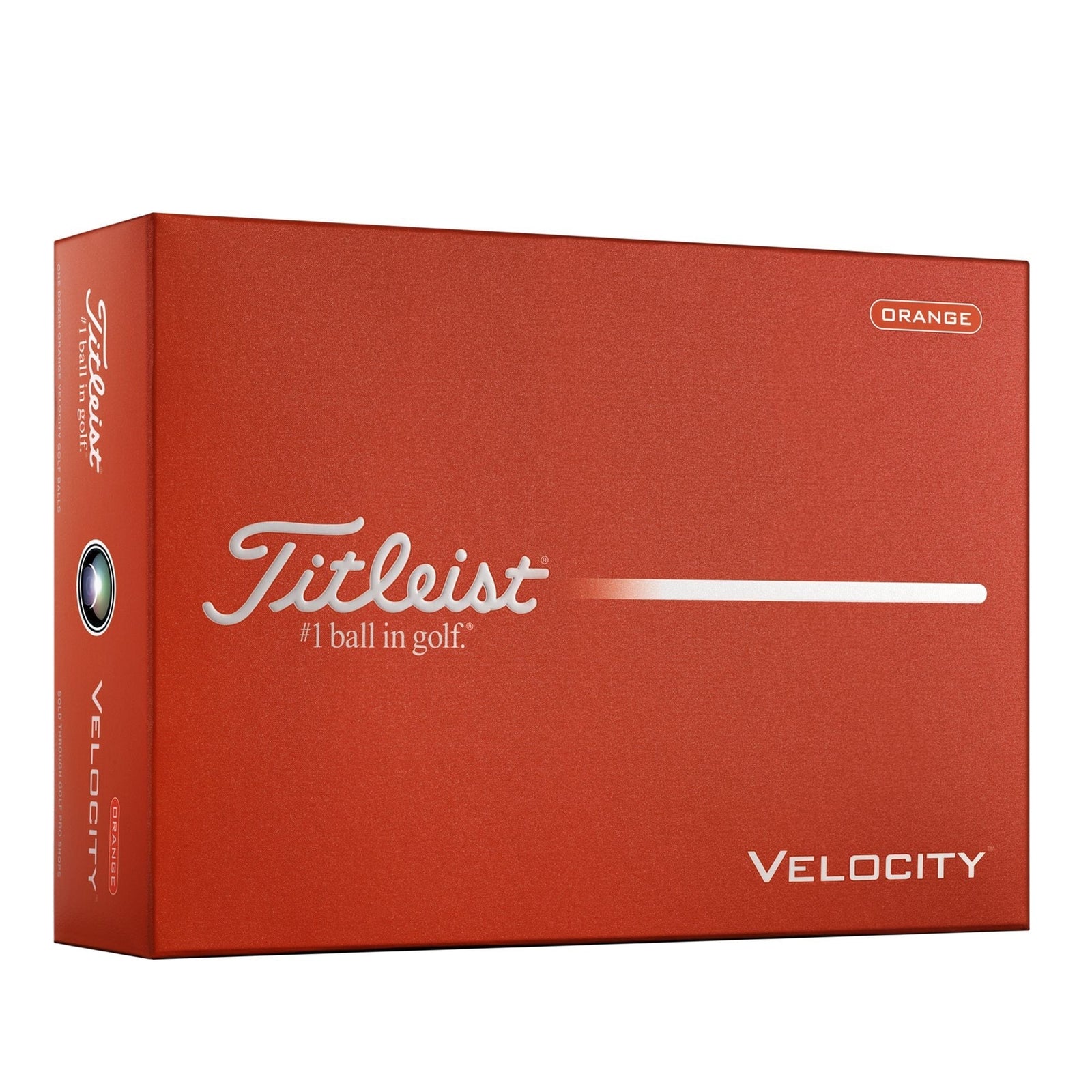 Velocity Golf Balls, Matte Orange, 12-pk X9C7 - product image 1