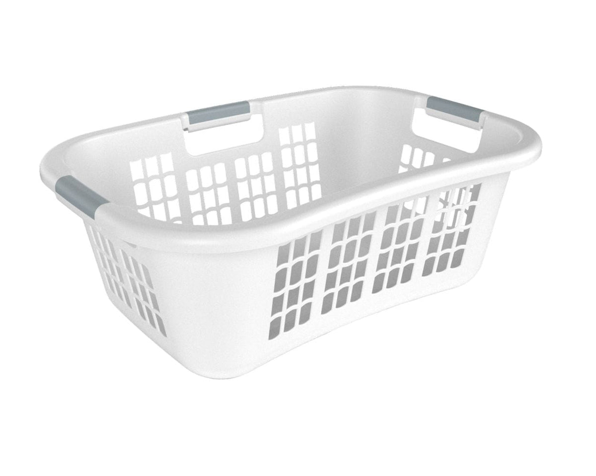 type A Hip Hugging Laundry Basket, Standard, White W8C4 - product image 1
