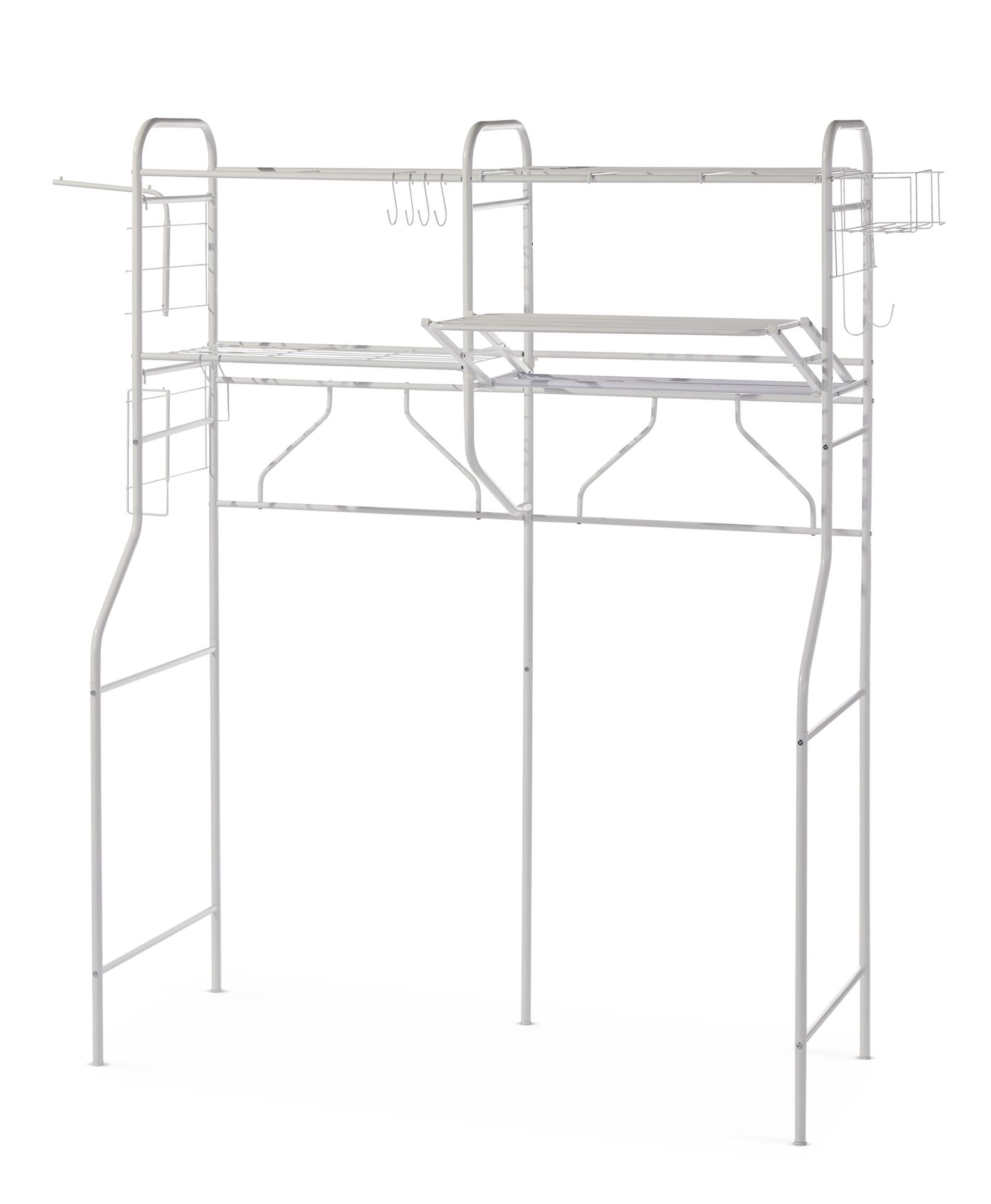 type A Linear Double-Unit Laundry Organization System, White M8F7 - product image 1