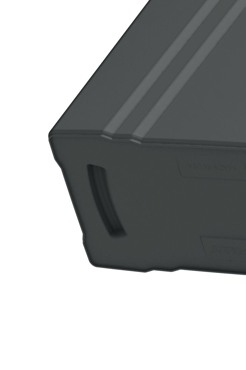 Solutions Plastic Tall Slim Rectangular Garbage Can, Black, 87-L P8G6 - product image 5