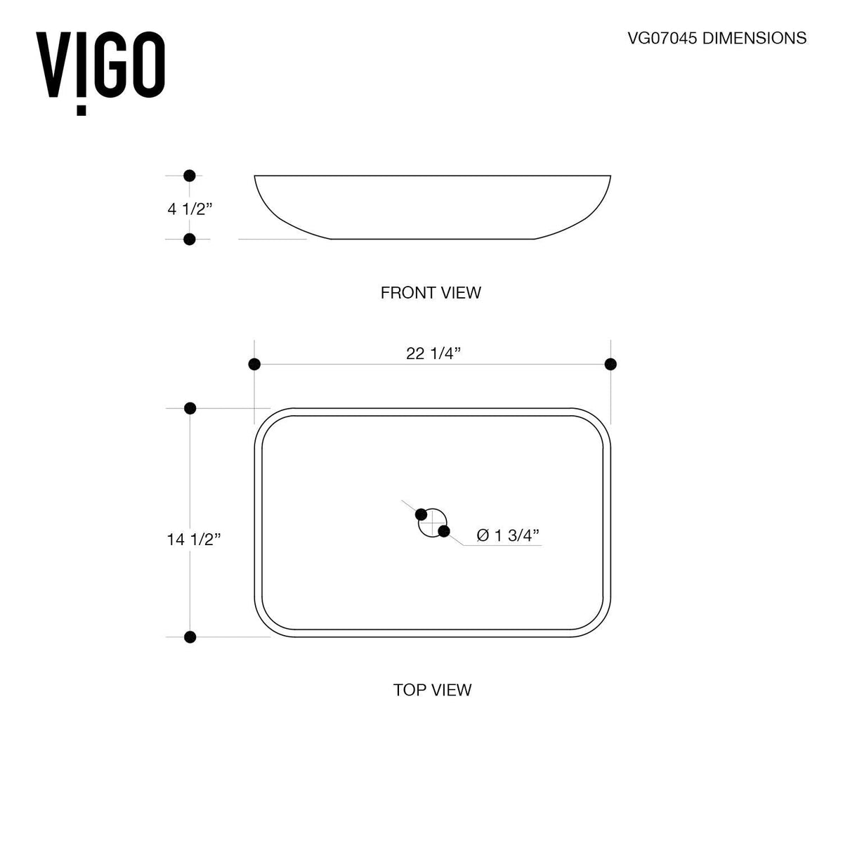Glass Rectangular Vessel Bathroom Sink/Basin with Rounded Edges & Deep Bowl, Gold H6U8 - product image 7