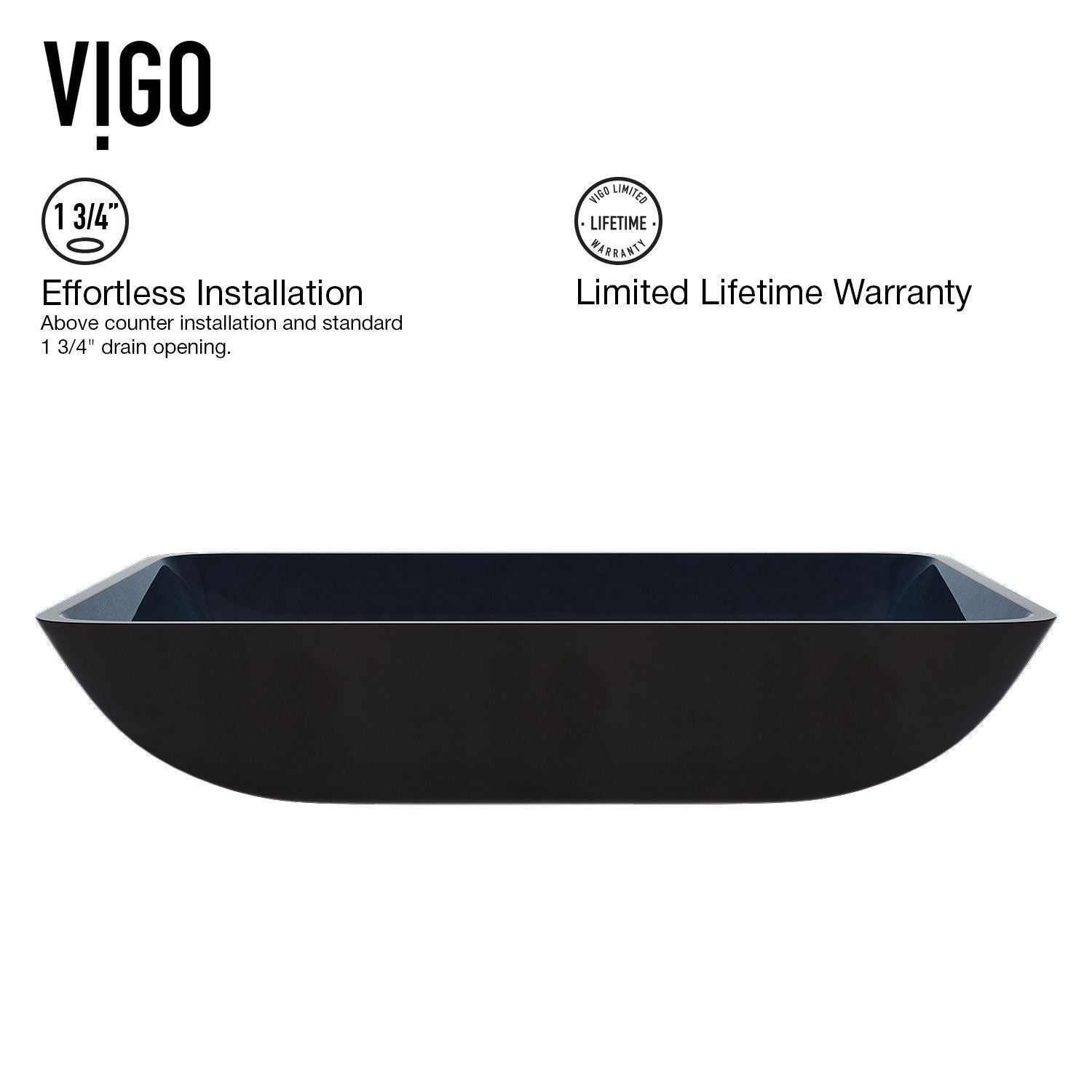 Glass Turquoise Water Bathroom Sink/Basin Set with Niko Faucet and Rectangular Vessel K9Y5 - product image 5