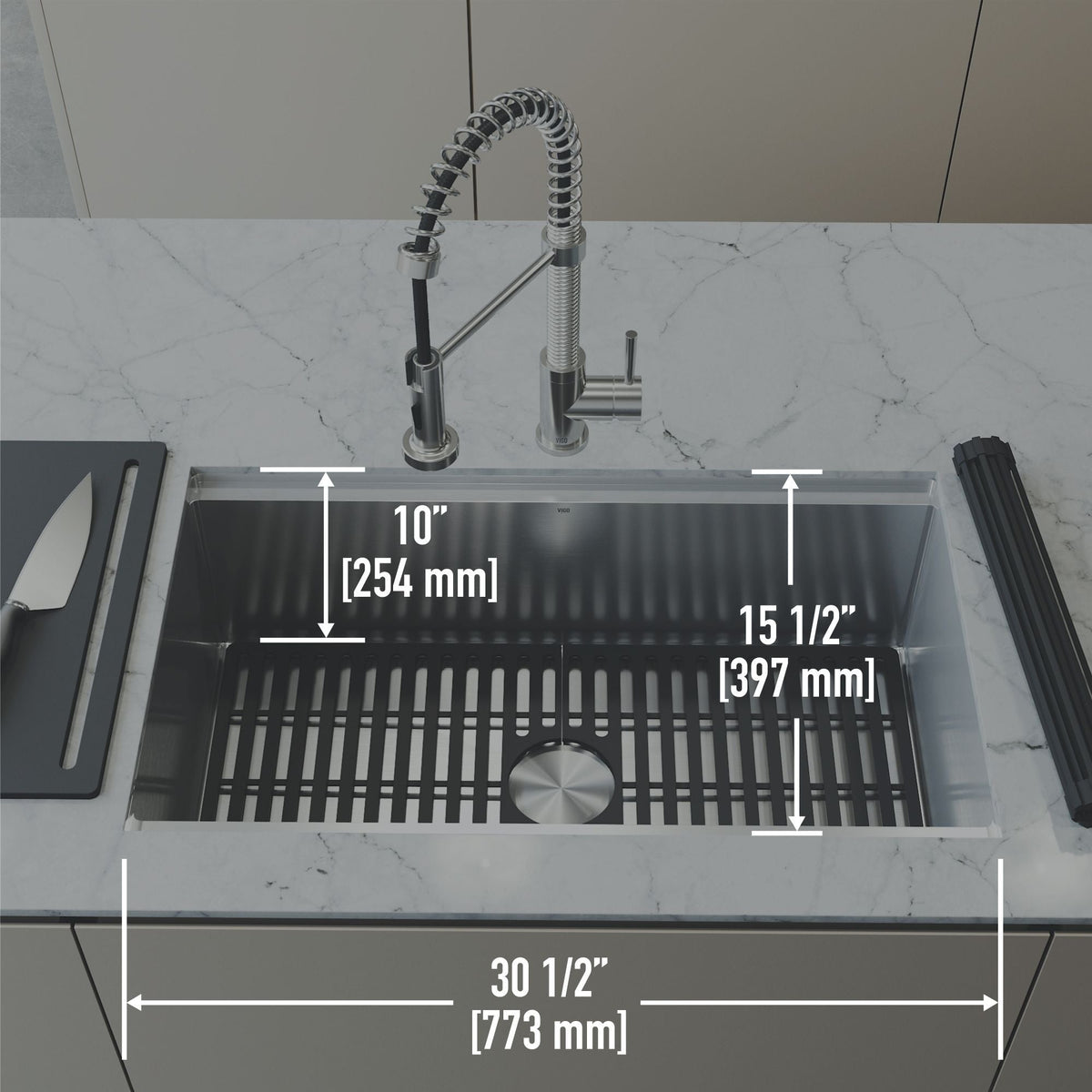 Mercer 33-in Stainless Steel Undermount Kitchen Sink B6H0 - product image 5