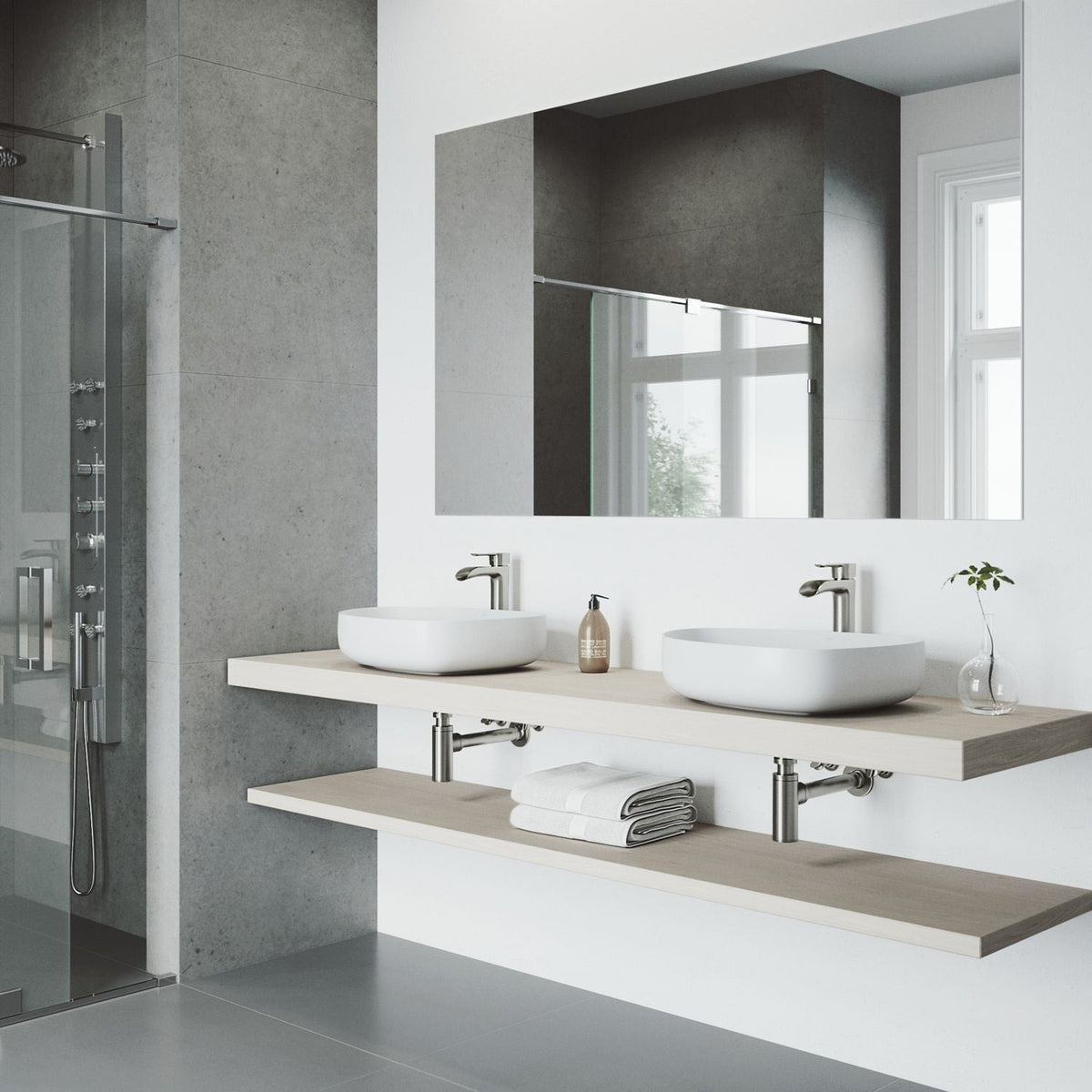 Peony Matte Stone Novelty Composite Vessel Bathroom Sink/Basin with Deep Bowl, White V7I9 - product image 8