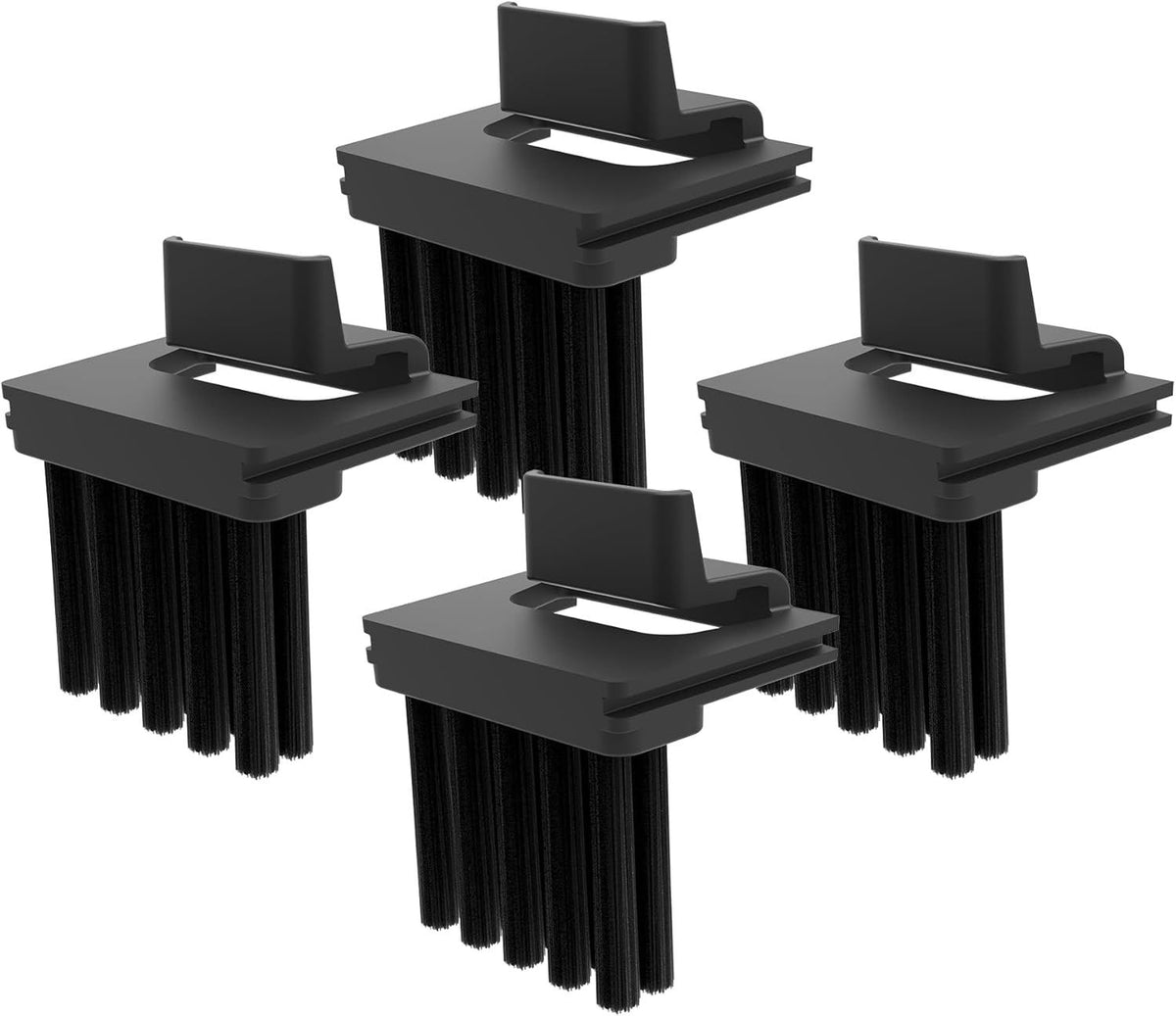 Wheel Brush for Vision Cloud 2.0 2WD Models, 4pcs, Black P1Z0 - product image 1