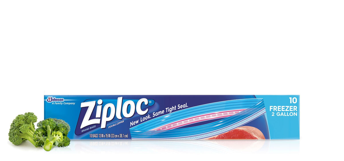Extra Large Freezer Plastic Bags, 5.5-L, 10-pk R5U7 - product image 5