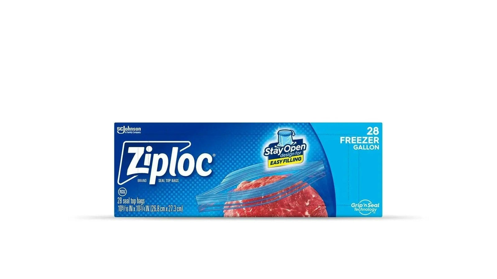 Large Freezer Bags Value Pack, 3.7-L, 32-pk T3Y9 - product image 1