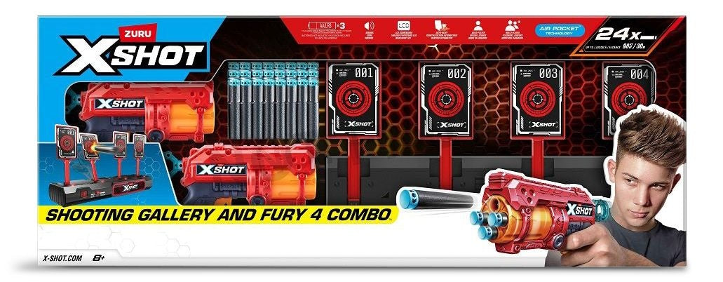X-Shot Dart Blaster with Interactive Target, 2-pk Q7X4 - product image 1