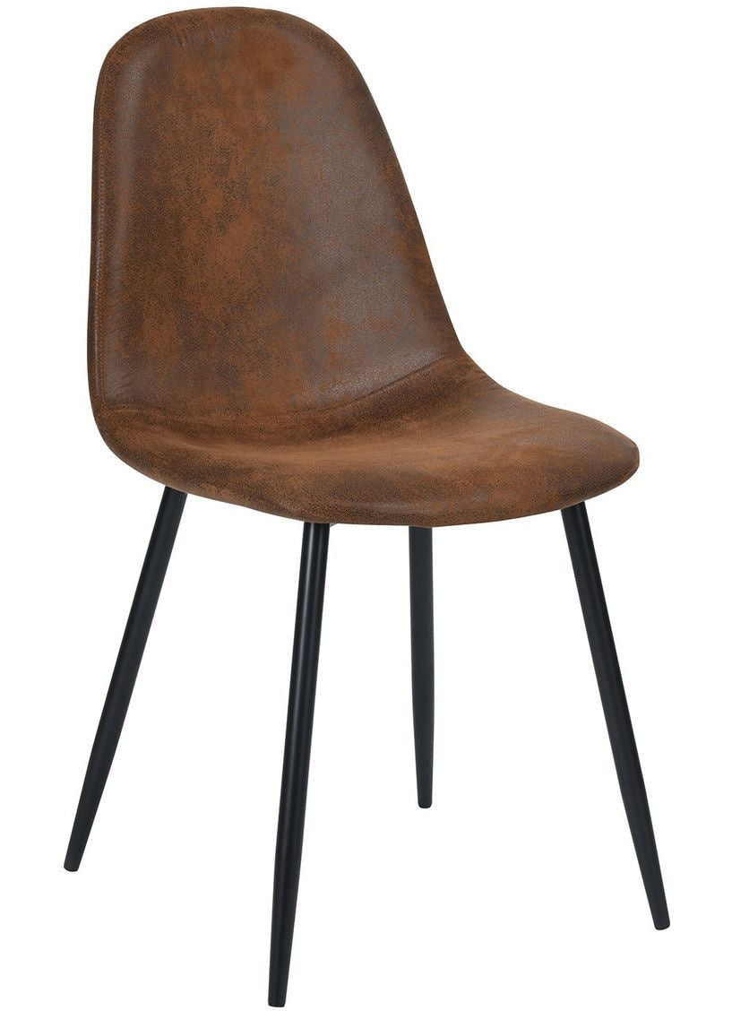 39F Charlton Suede Dining Chair, Brown Q3U2 - product image 2