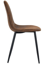 39F Charlton Suede Dining Chair, Brown Q3U2 - product image 4