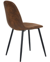 39F Charlton Suede Dining Chair, Brown Q3U2 - product image 5