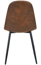 39F Charlton Suede Dining Chair, Brown Q3U2 - product image 6