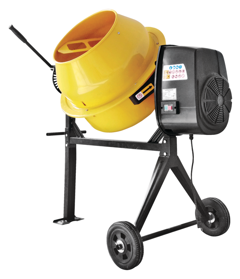 74013 5A Portable Electric Concrete Mixer, 115-L/4-cu-ft J0B7