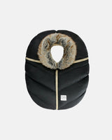 7AM Enfant Car Seat Cocoon Black Faux Fur N0Y3 - product image 1