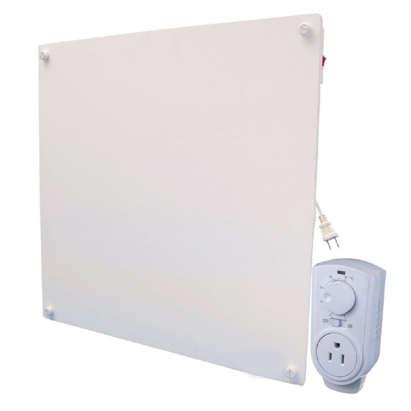 Heater Electric Heater with Plug-in Thermostat, 400W, White F1A6