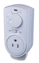 Heater Electric Heater with Plug-in Thermostat, 600W, White L6U1 - product image 7
