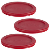 Plastic Lid Set, Red, 3-pc x 2-Cup H2X9 - product image 1