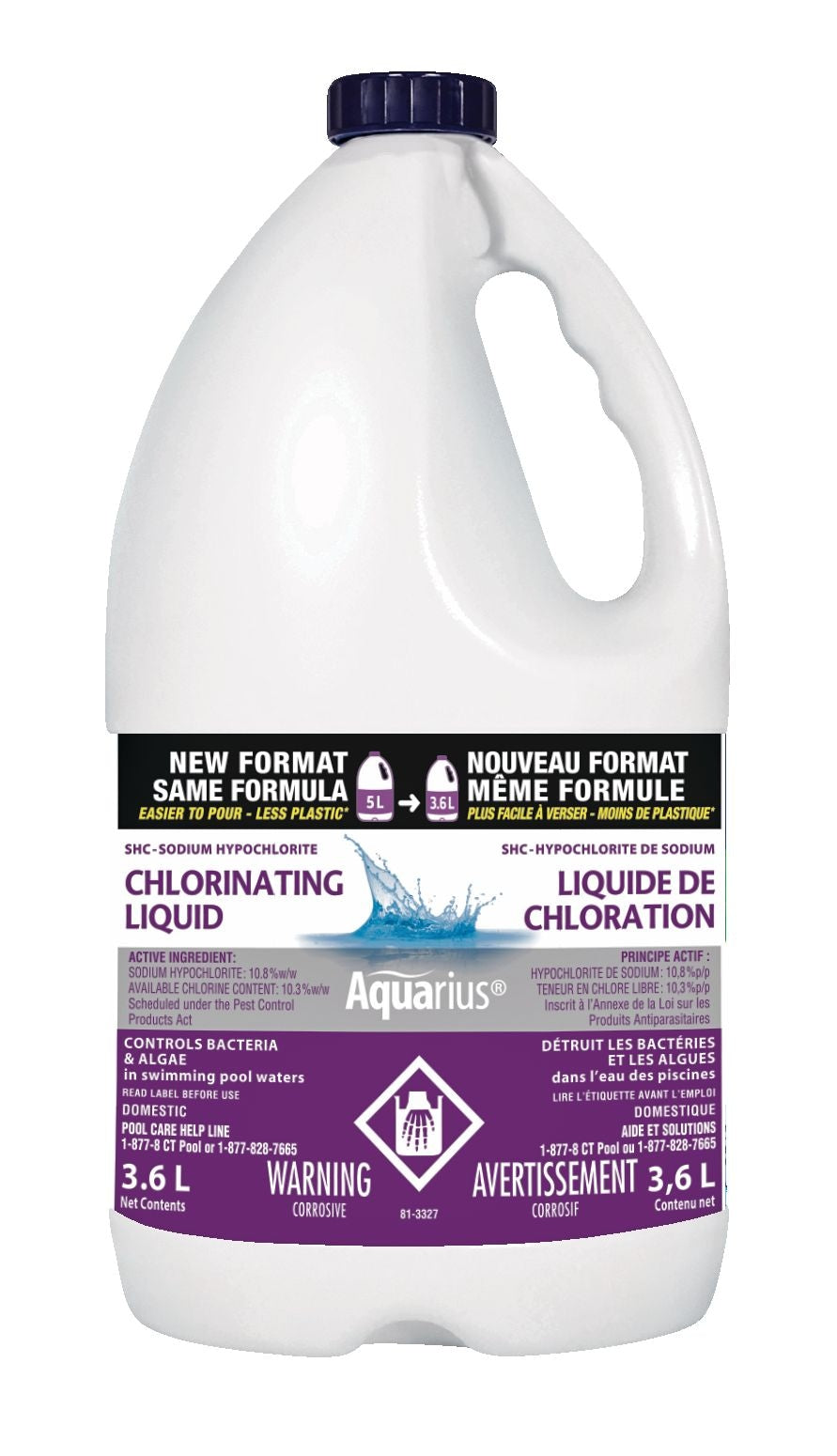 liquid Pool Chlorine, 3.6-L Q7J0 - product image 1