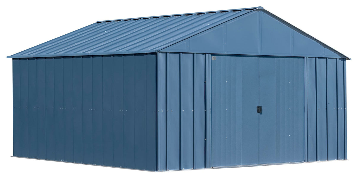 Classic 12x12-ft Blue Grey Corrosion-Resistant Steel Shed A1L7 - product image 2