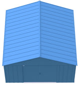 Classic 12x12-ft Blue Grey Corrosion-Resistant Steel Shed A1L7 - product image 3