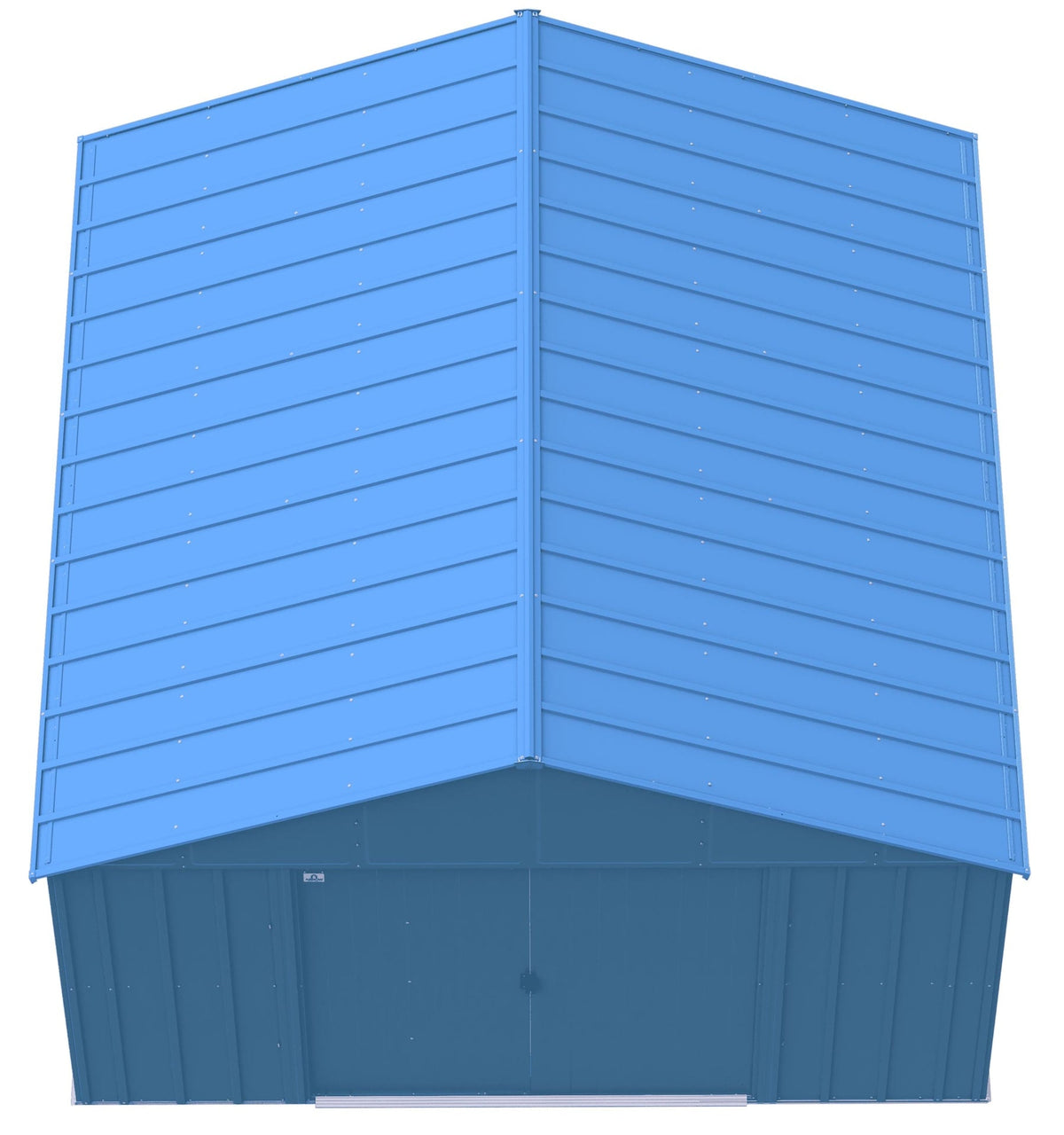 Classic 12x12-ft Blue Grey Corrosion-Resistant Steel Shed A1L7 - product image 3