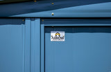 Classic 12x12-ft Blue Grey Corrosion-Resistant Steel Shed A1L7 - product image 6