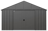 Classic 12x14-ft Charcoal Corrosion-Resistant Metal Shed M7Z8 - product image 2