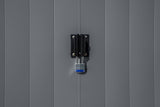 Classic 12x14-ft Charcoal Corrosion-Resistant Metal Shed M7Z8 - product image 6