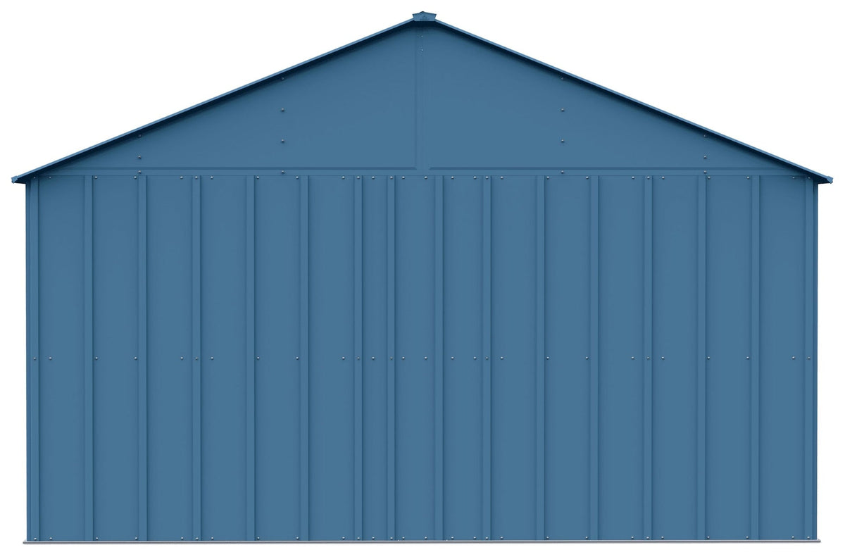 Classic 12x17-ft Blue Grey Corrosion-Resistant Metal Shed H5D6 - product image 5