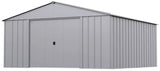 Classic 14x14-ft Flute Grey Corrosion-Resistant Steel Shed R4P4 - product image 2