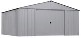Classic 14x14-ft Flute Grey Corrosion-Resistant Steel Shed R4P4 - product image 3