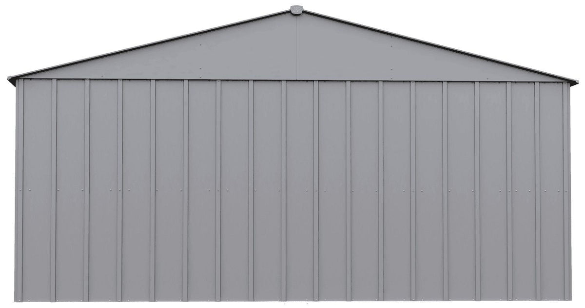 Classic 14x14-ft Flute Grey Corrosion-Resistant Steel Shed A4J7 - product image 6