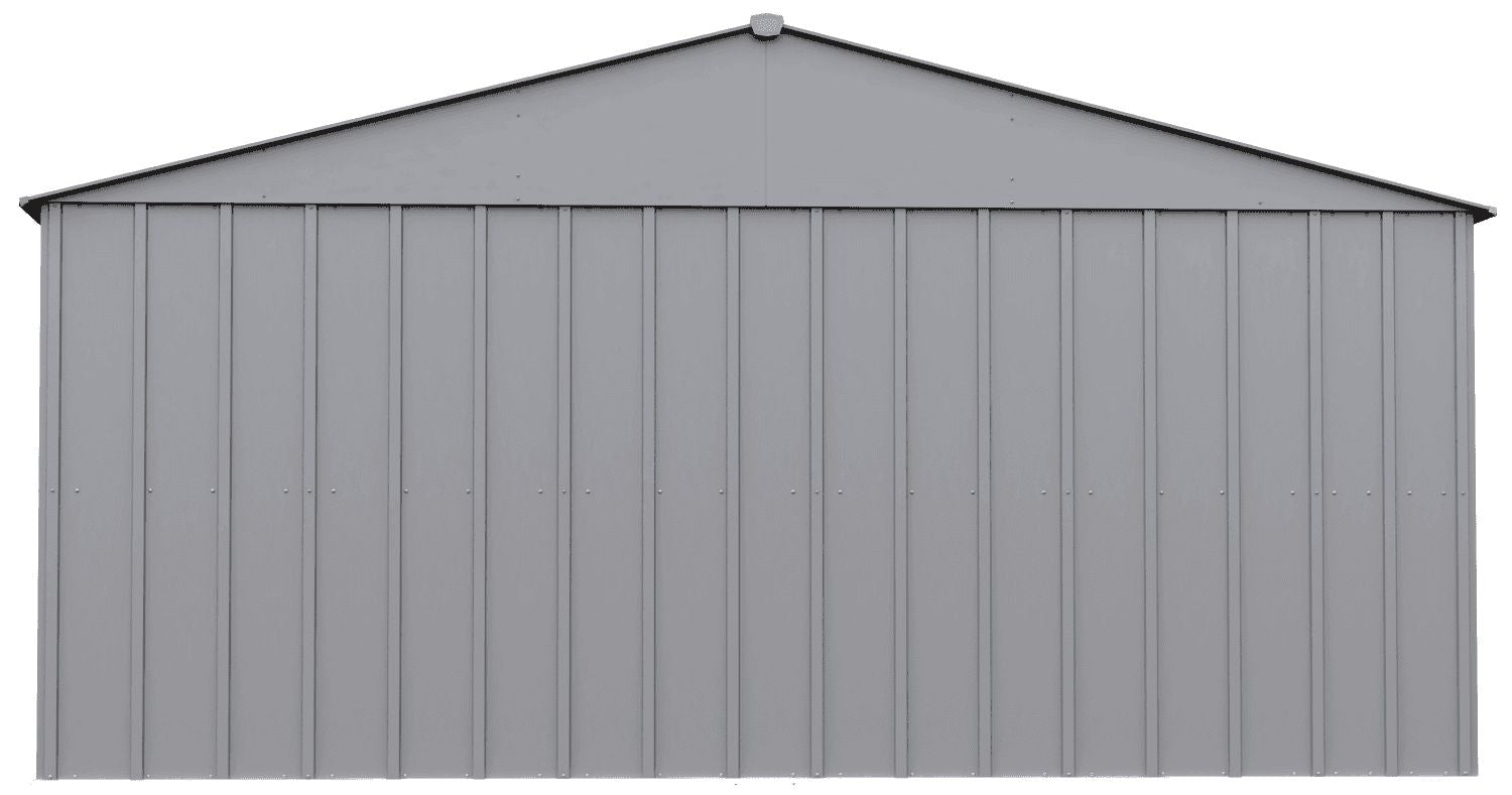 Classic 14x14-ft Flute Grey Corrosion-Resistant Steel Shed R4P4 - product image 6