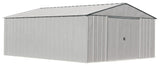 Classic 14x17-ft Flute Grey Corrosion-Resistant Metal Shed B6F3 - product image 3