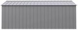 Classic 14x17-ft Flute Grey Corrosion-Resistant Metal Shed B6F3 - product image 5