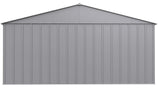 Classic 14x17-ft Flute Grey Corrosion-Resistant Metal Shed B6F3 - product image 6