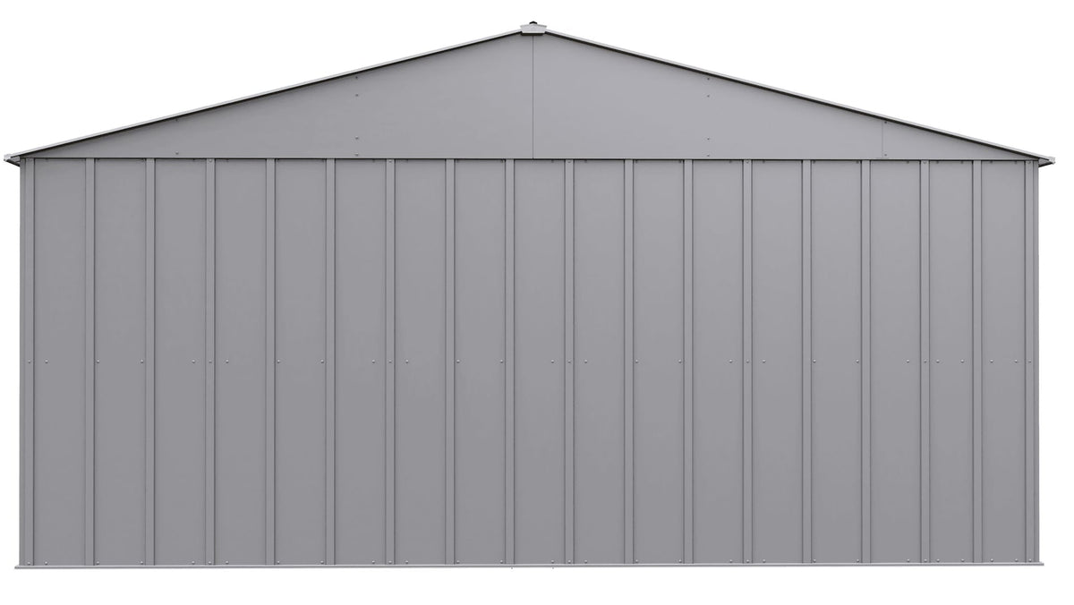 Classic 14x17-ft Flute Grey Corrosion-Resistant Metal Shed B6F3 - product image 6