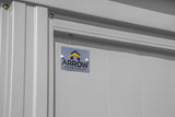 Classic 14x17-ft Flute Grey Corrosion-Resistant Metal Shed B6F3 - product image 7