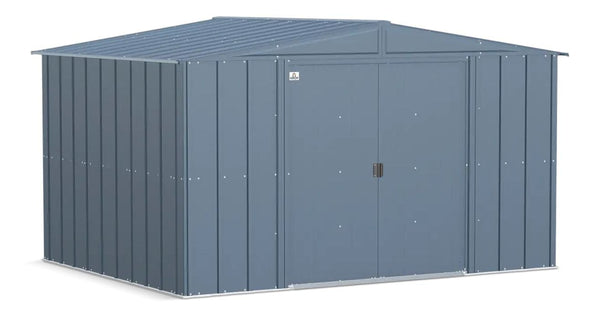 Classic Galvanized Steel Storage Shed, Blue Grey, 10-ft x 8-ft E5U5