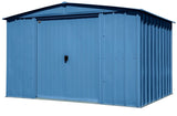 Classic Galvanized Steel Storage Shed, Blue Grey, 10-ft x 8-ft E5U5 - product image 3