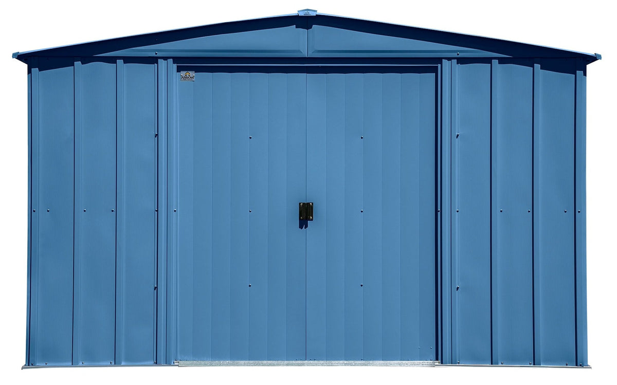 Classic Galvanized Steel Storage Shed, Blue Grey, 10-ft x 8-ft E5U5 - product image 7