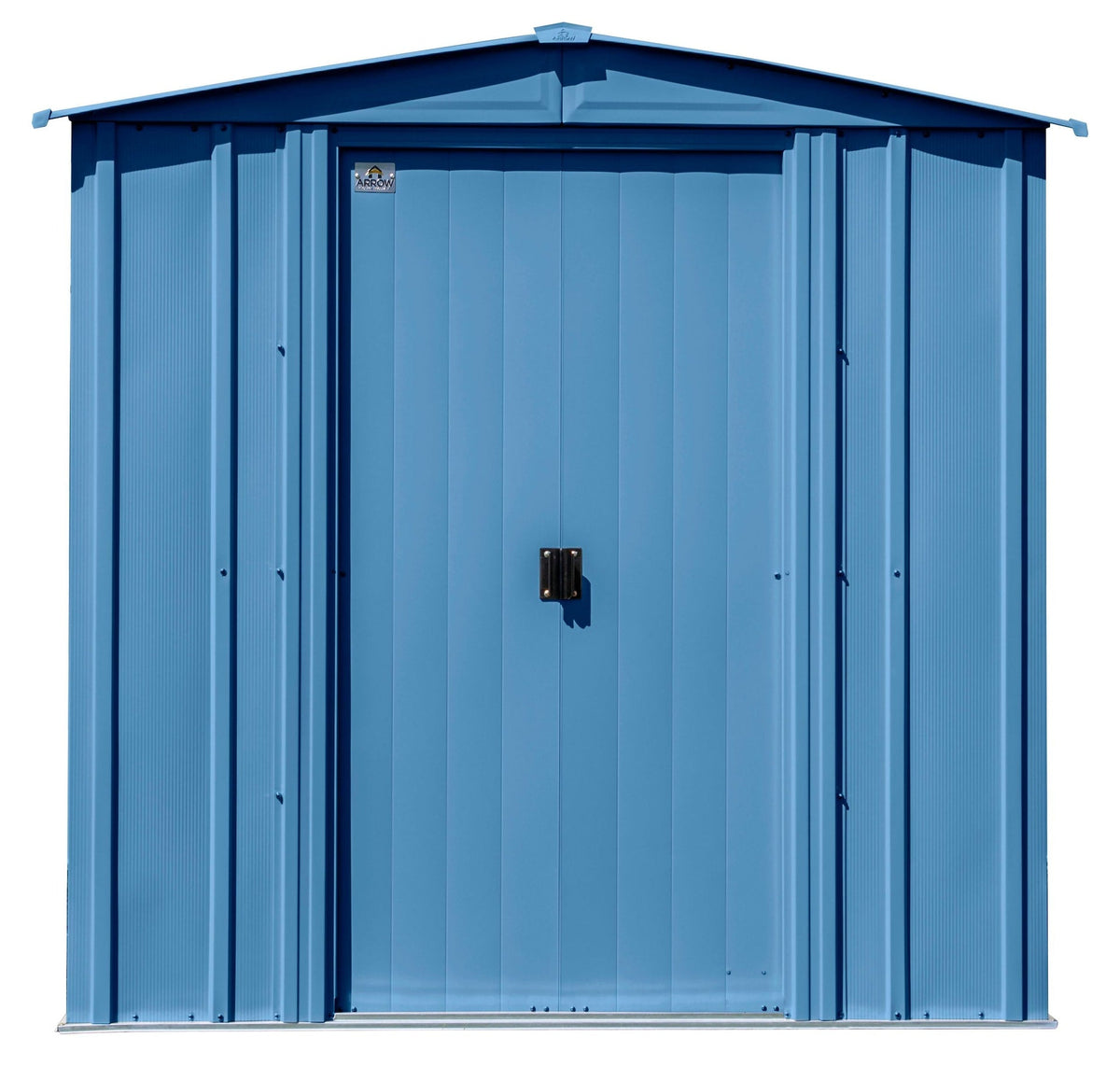Classic Galvanized Steel Storage Shed, Blue Grey, 6-ft x 7-ft H0J7 - product image 4